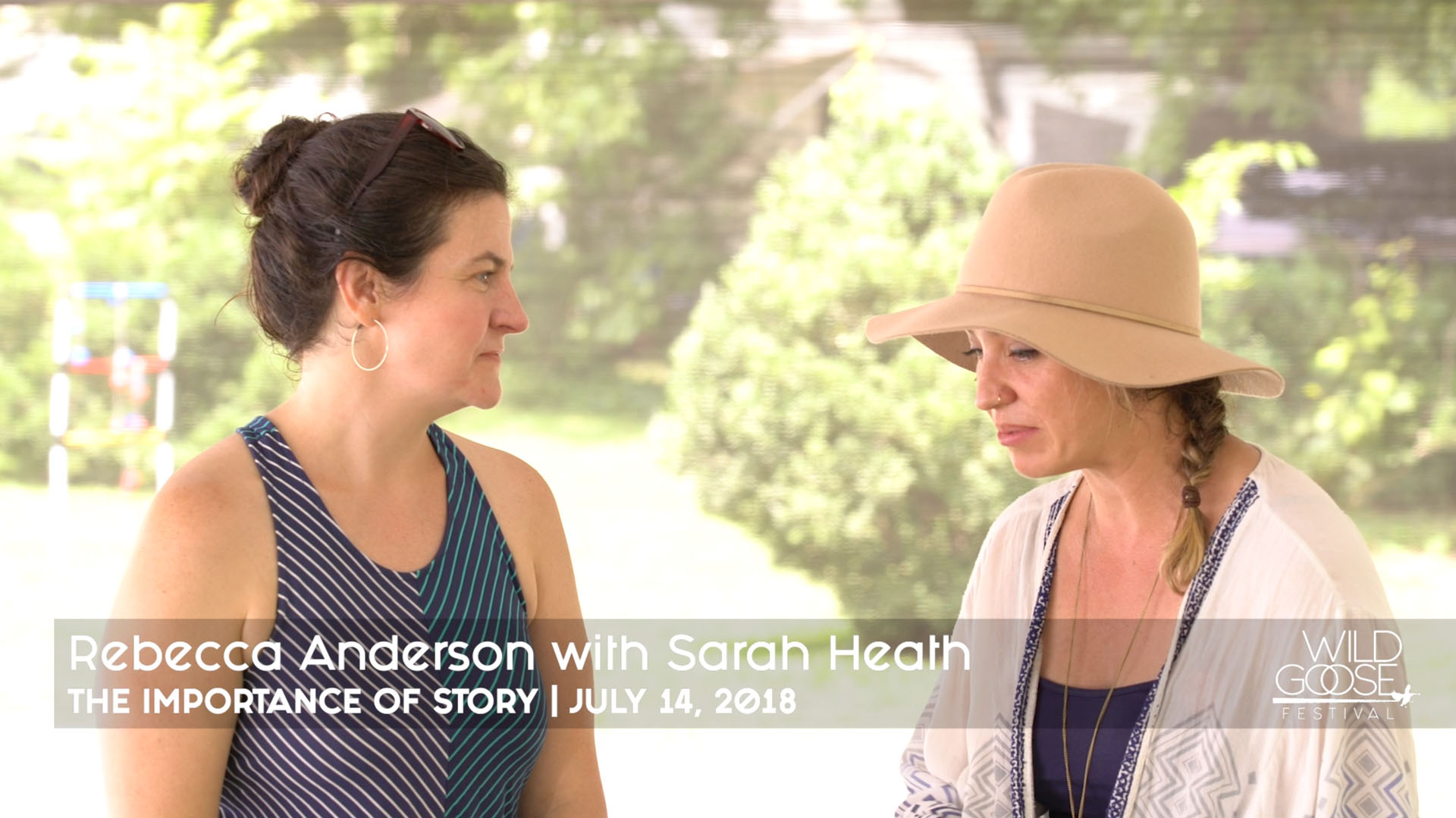 Rebecca Anderson with Sarah Heath