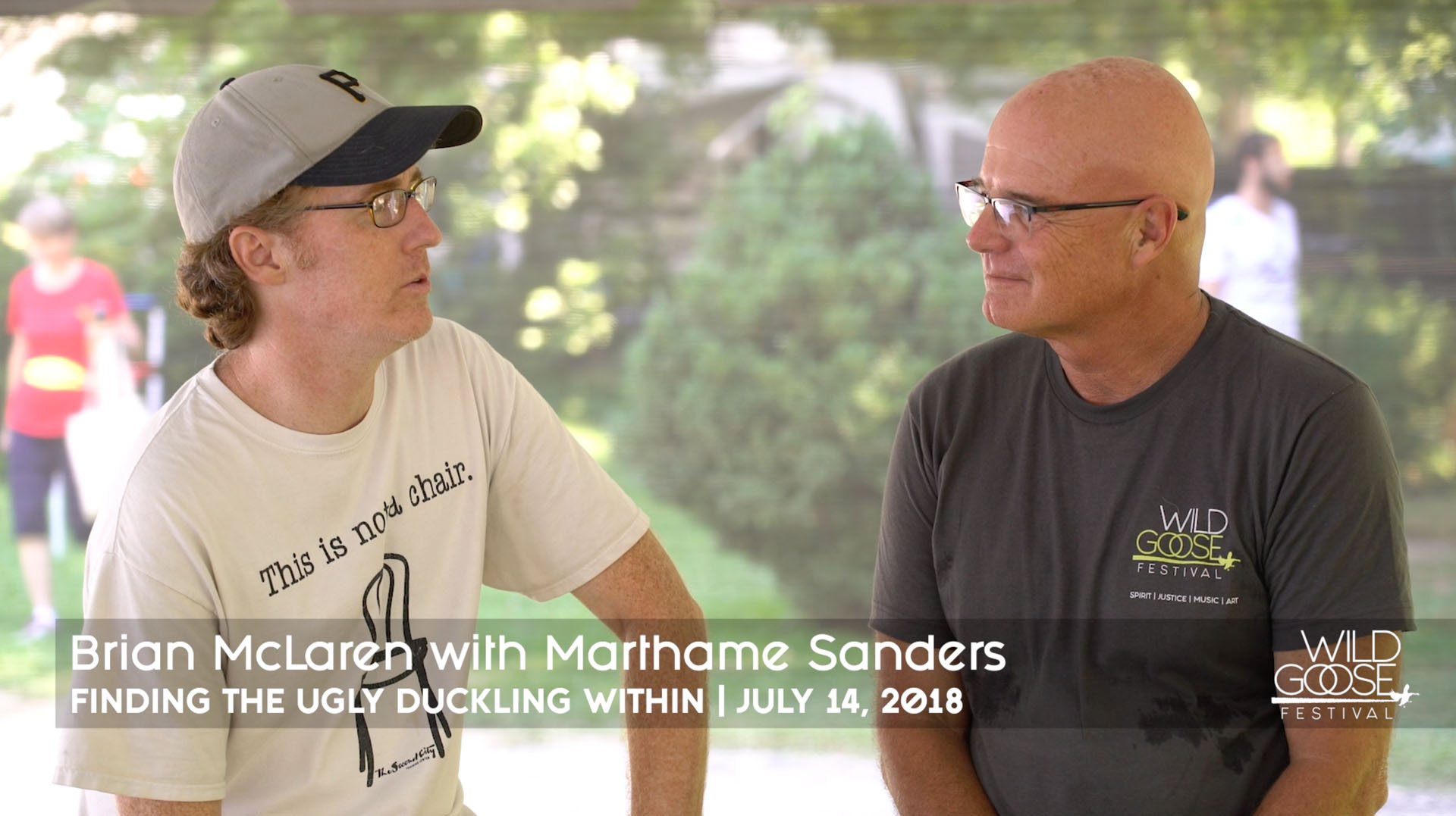 Brian McLaren with Marthame Sanders