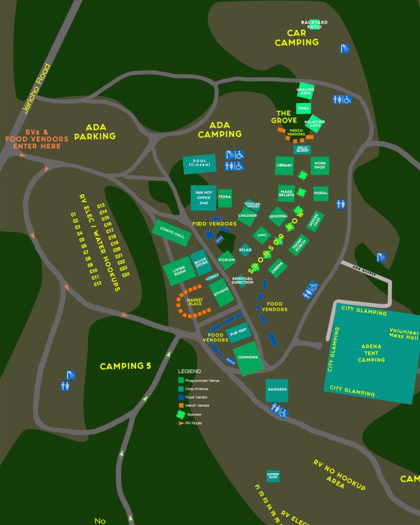 Festival Map 2023 Wild Goose Festival