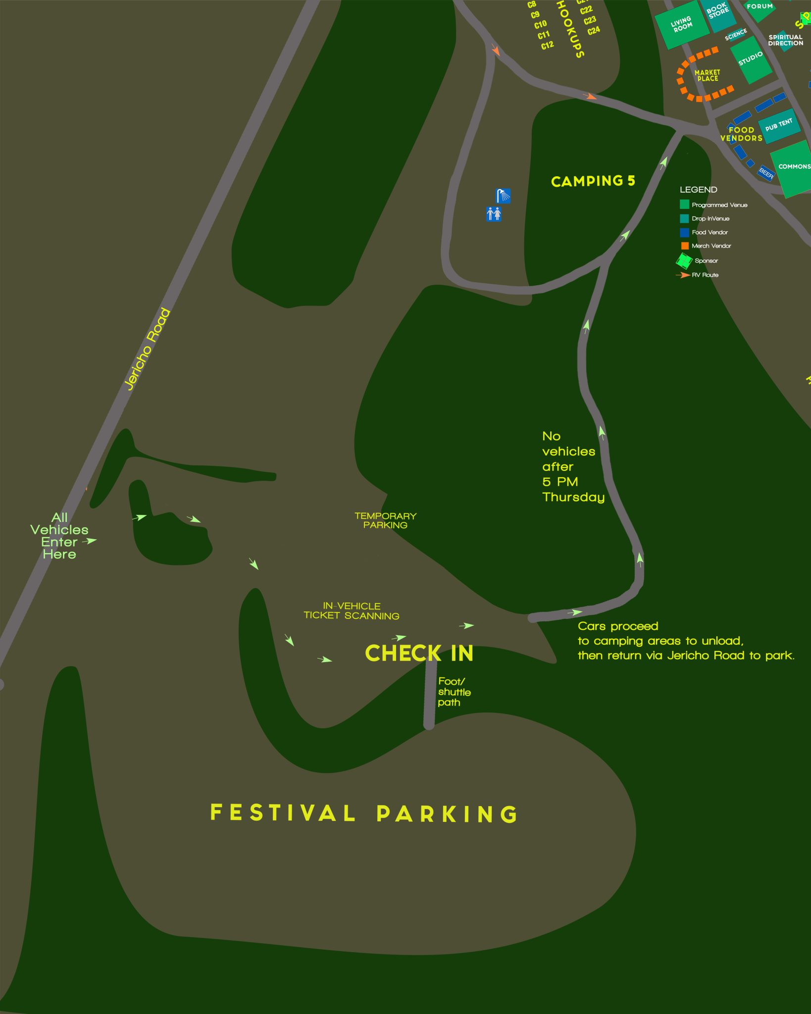 Festival Map 2023 Wild Goose Festival